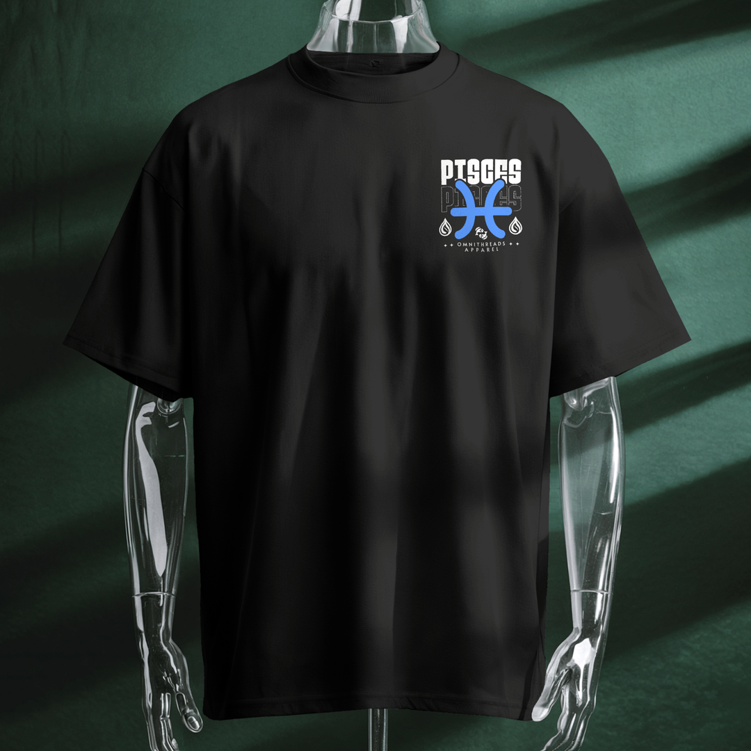 Against The Current Pisces - Oversize Deep Drop Shoulder Tee