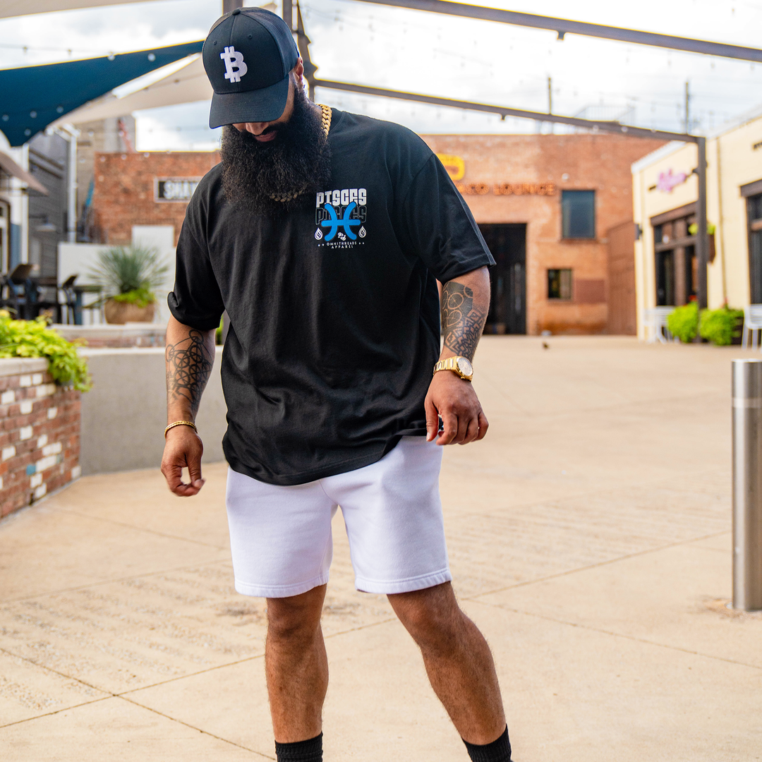 Against The Current Pisces - Oversize Deep Drop Shoulder Tee