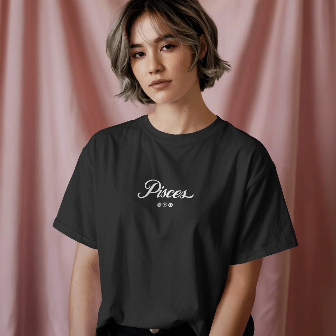 Pisces Potion - Oversize Deep Drop Shoulder Tee