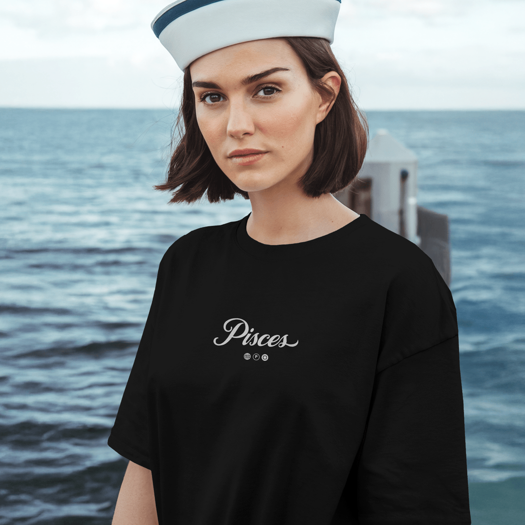 Pisces Potion - Oversize Deep Drop Shoulder Tee