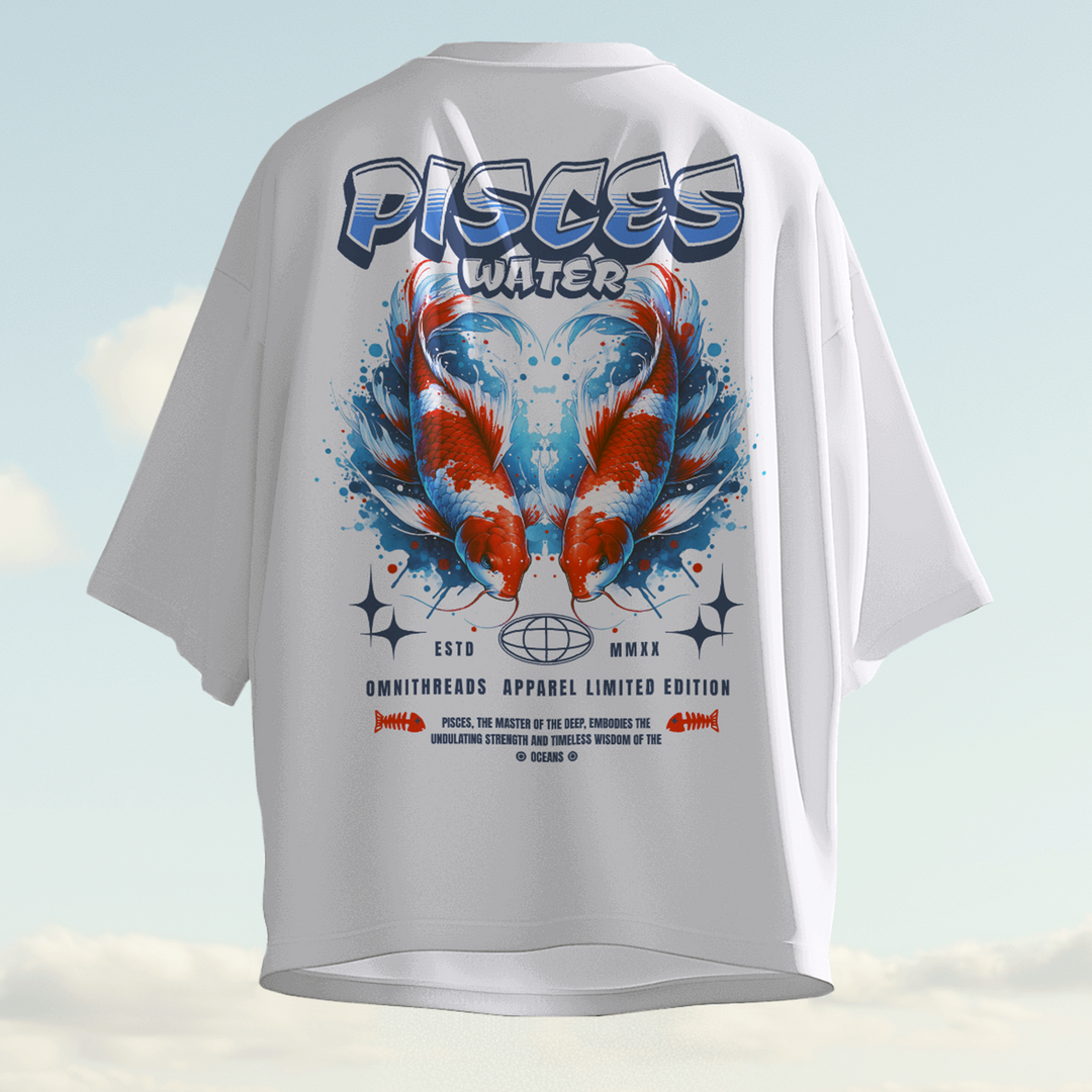 Master Of The Deep - Oversize Deep Drop Shoulder Tee