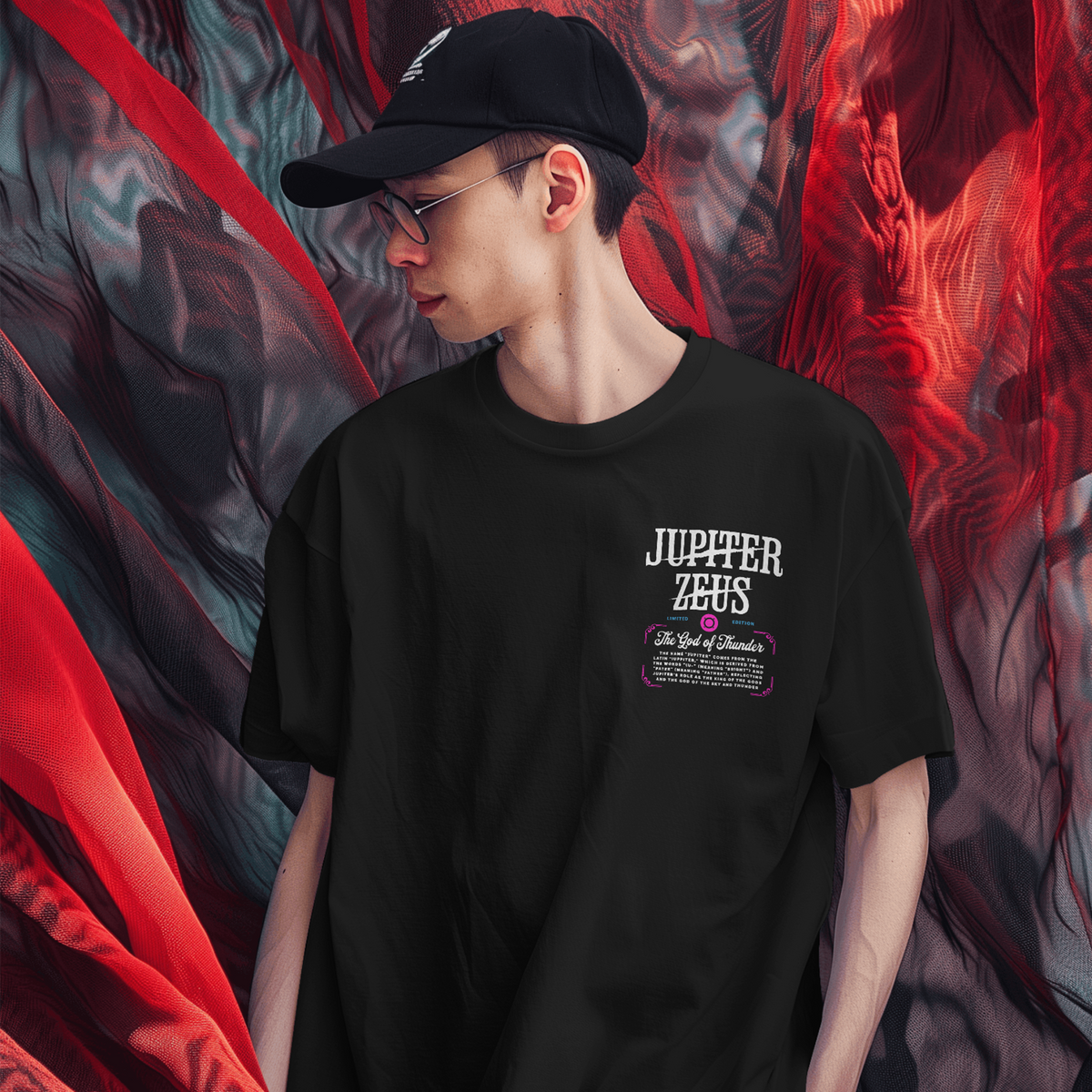 Zeus Of Jupiter - Oversized Drop Shoulder Tee