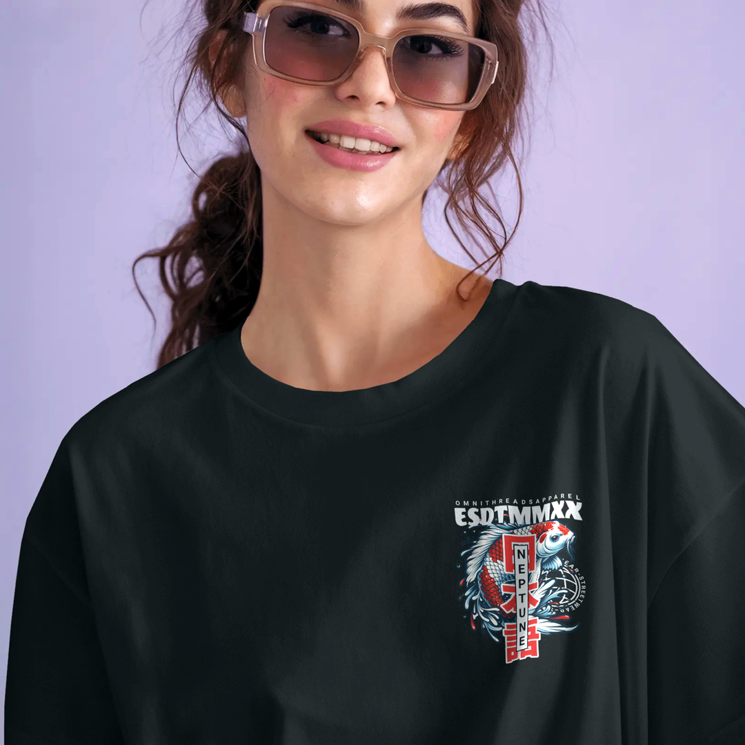 The Culture of Pisces - Oversize Deep Drop Shoulder Tee