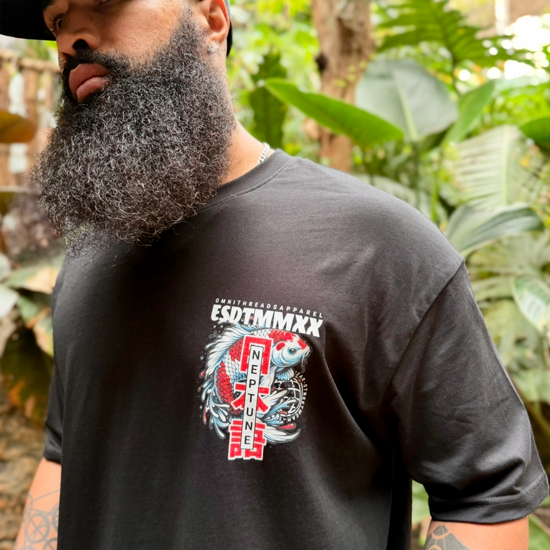 The Culture of Pisces - Oversize Deep Drop Shoulder Tee