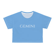 Gemini Minimal Blue - Crop Top