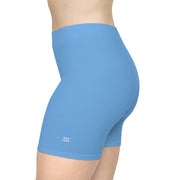 Aquarius Blue - Women's Biker Shorts