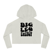 Big Leo Energy - Cropped Hooded Sweatshirt