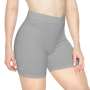 Aquarius Grey - Women's Biker Shorts