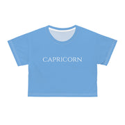 Capricorn Minimal Blue - Crop Top