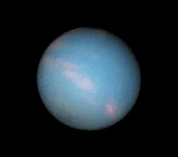Primordial sky god Ouranos above blue-green Uranus, symbolizing revolution, awakening, technology, and radical change