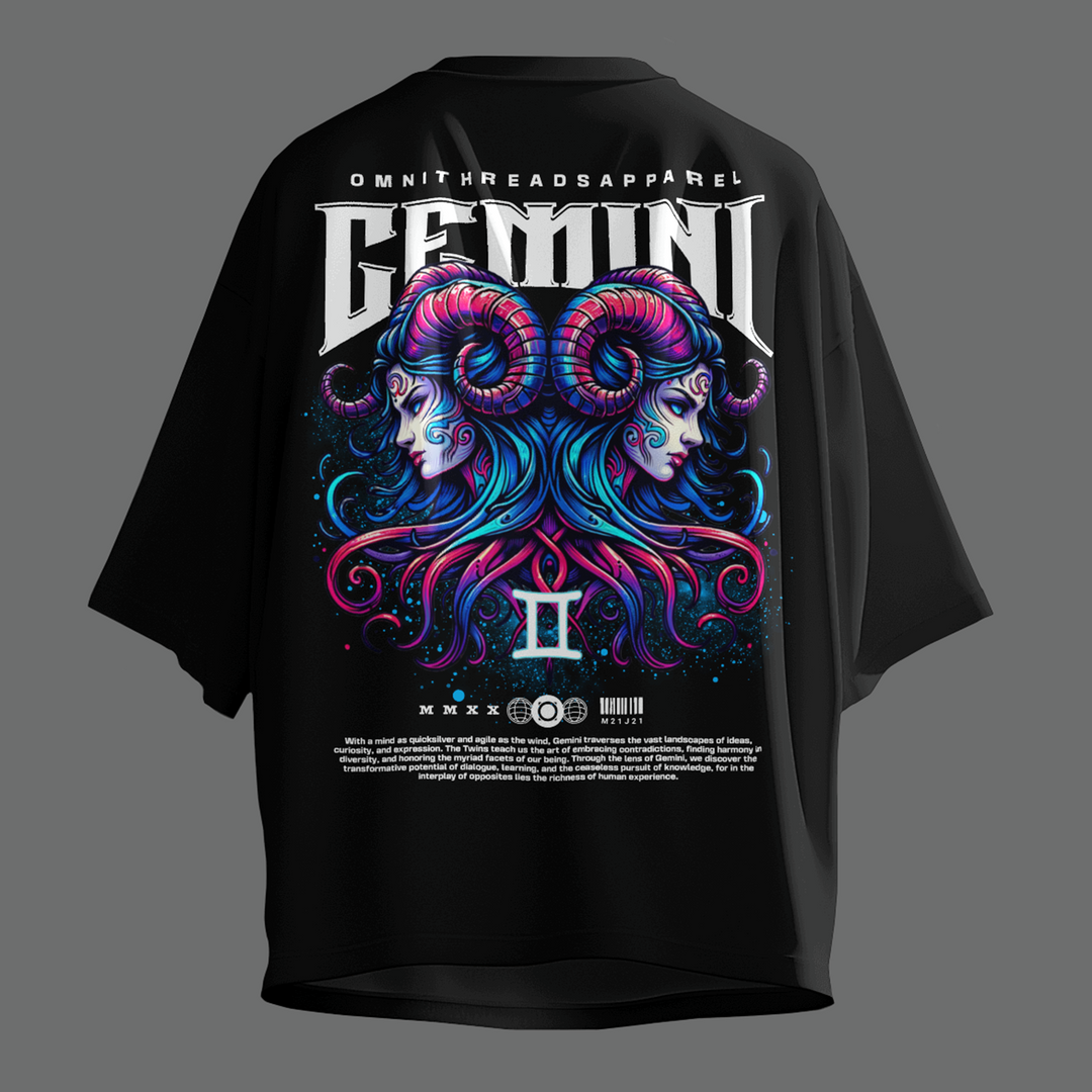 Agile As The Wind - Oversize Deep Drop Shoulder Tee