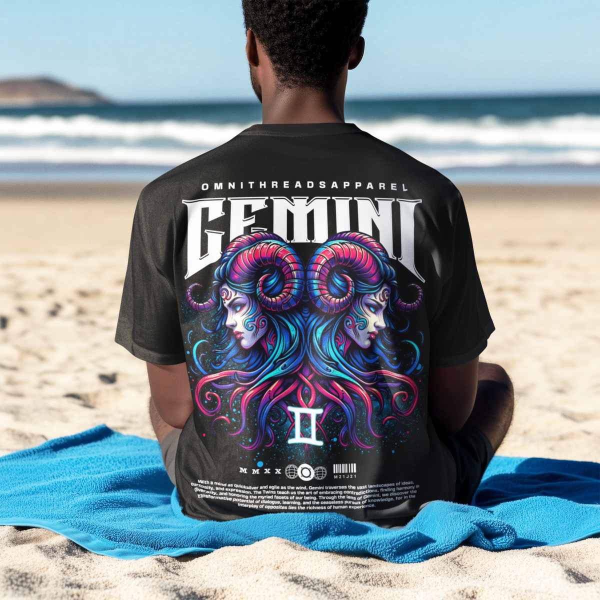 Agile As The Wind - Oversized Drop Shoulder Tee — product image 1