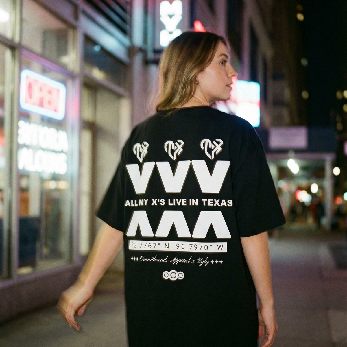 All My X's  White - Oversized Drop Shoulder Tee — product image 6