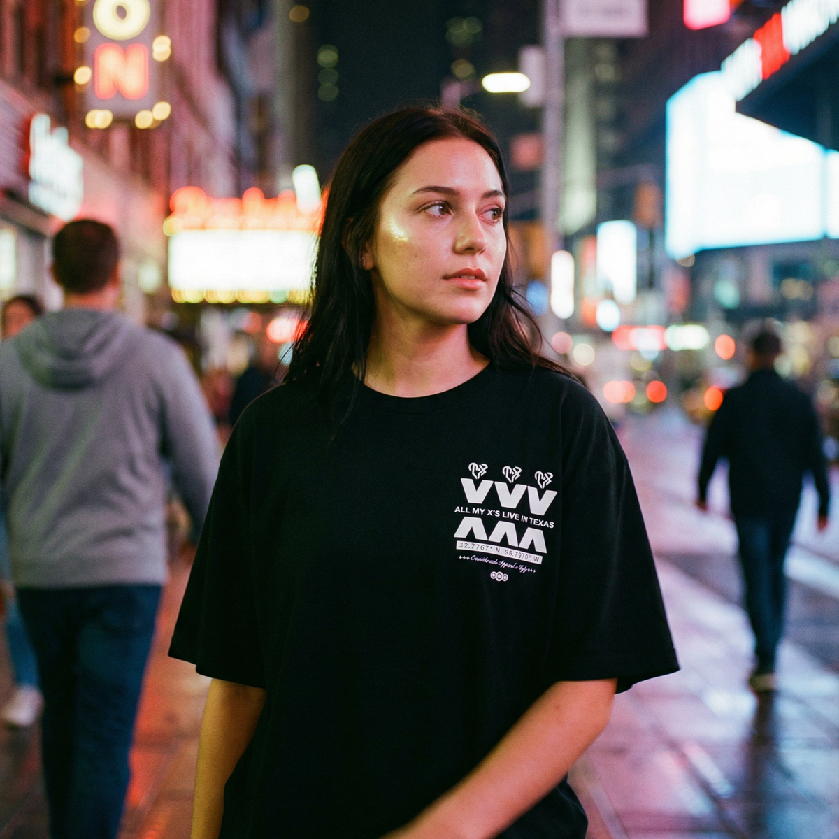 All My X's  White - Oversized Drop Shoulder Tee — product image 8
