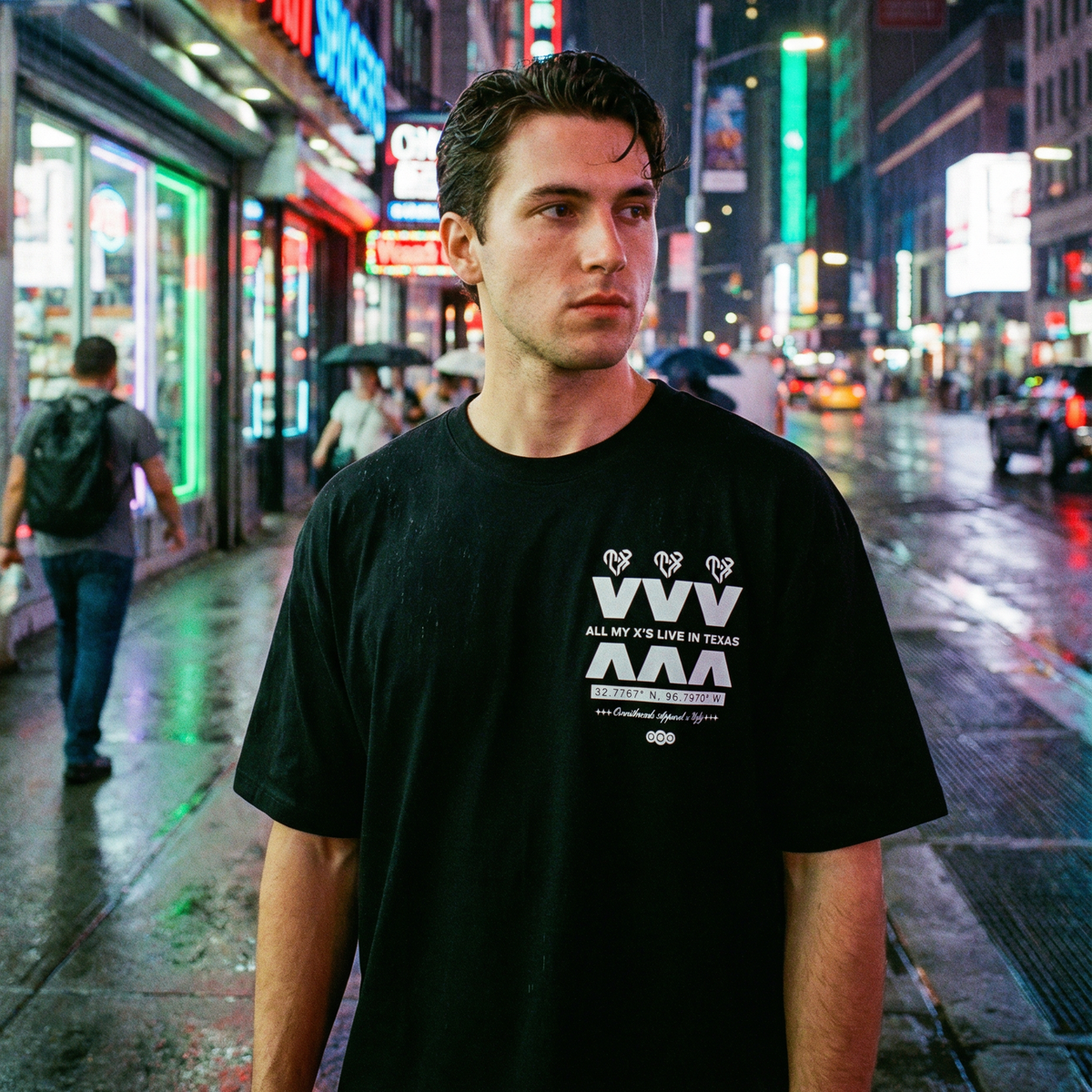 All My X's  White - Oversized Drop Shoulder Tee — product image 7