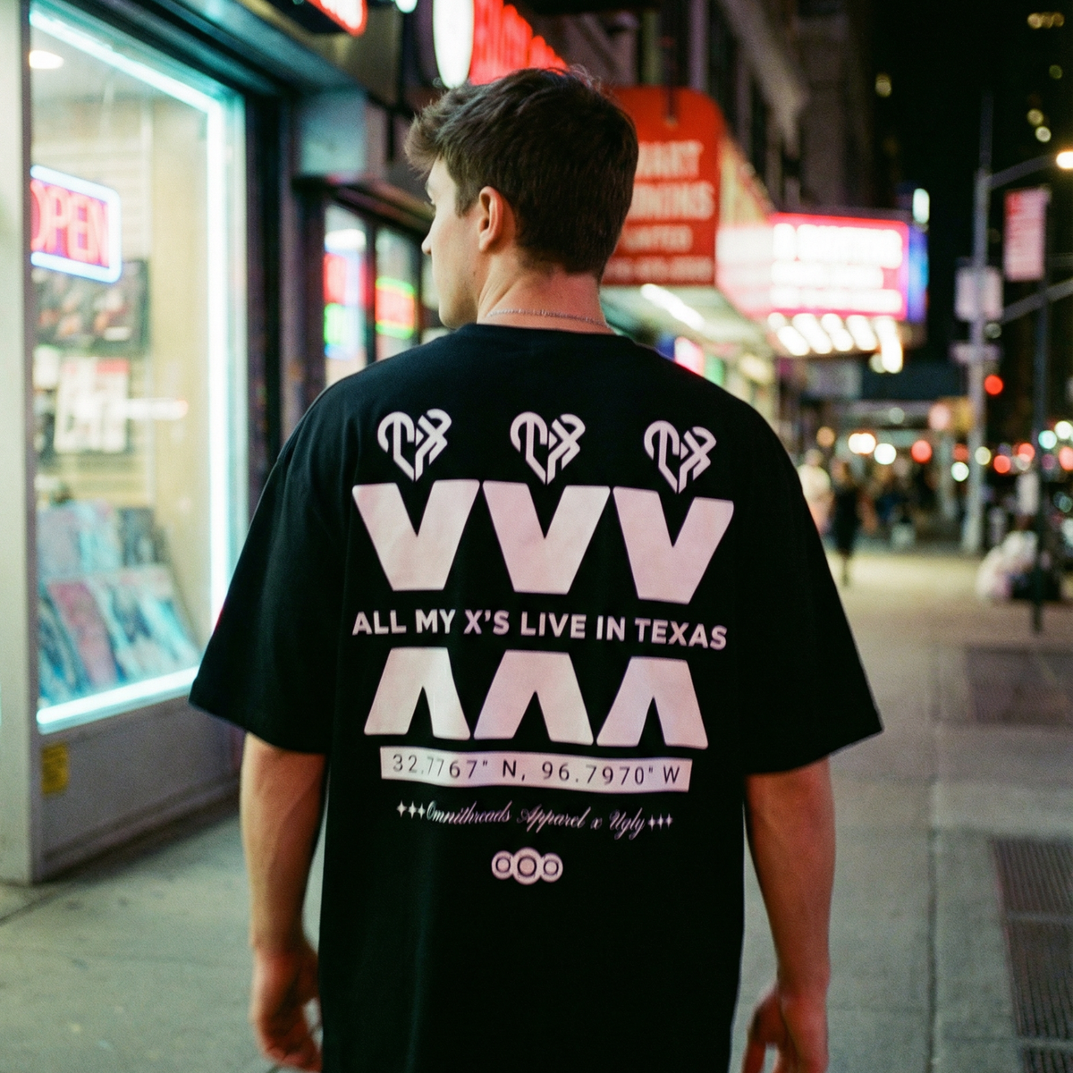 All My X's  White - Oversized Drop Shoulder Tee — product image 5