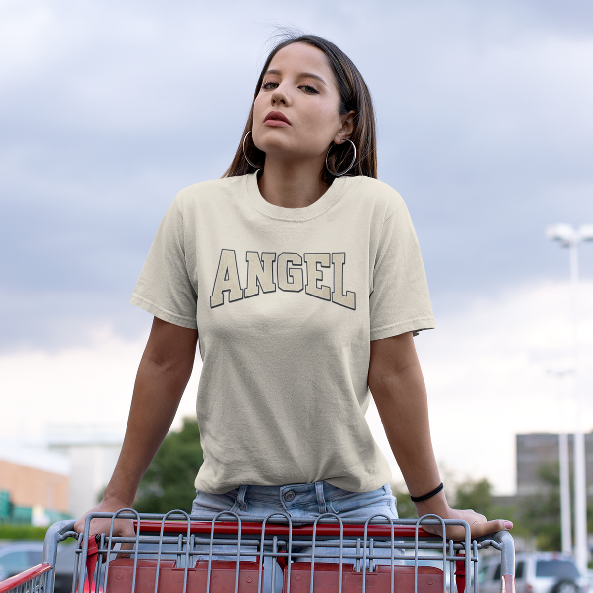 Angel - Oversized Drop Shoulder Tee — product image 3