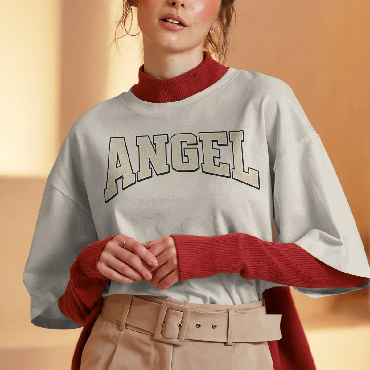 Angel - Oversized Drop Shoulder Tee — product image 6