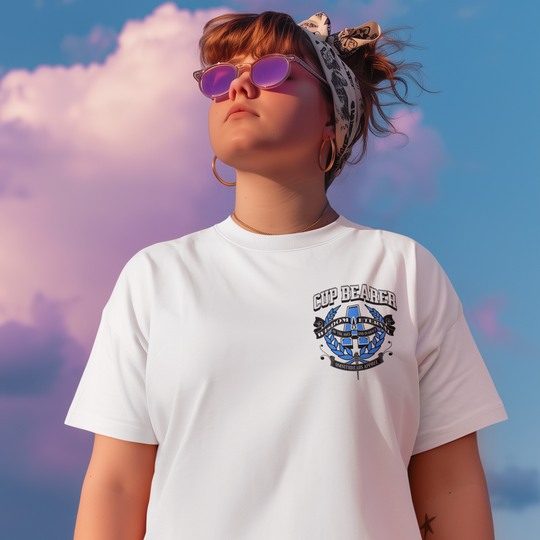 Aquarius Cup Bearer - Oversize Deep Drop Shoulder Tee
