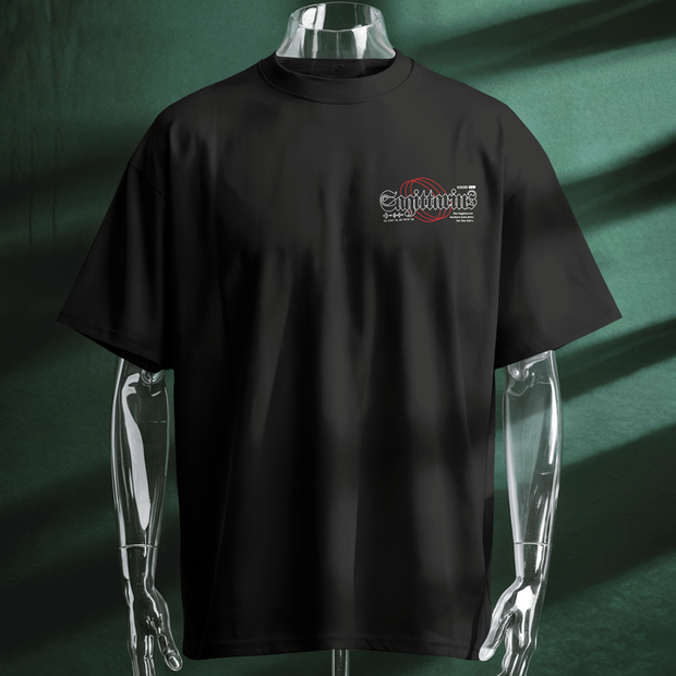 Arrow of Sagittarius - Oversize Deep Drop Shoulder Tee