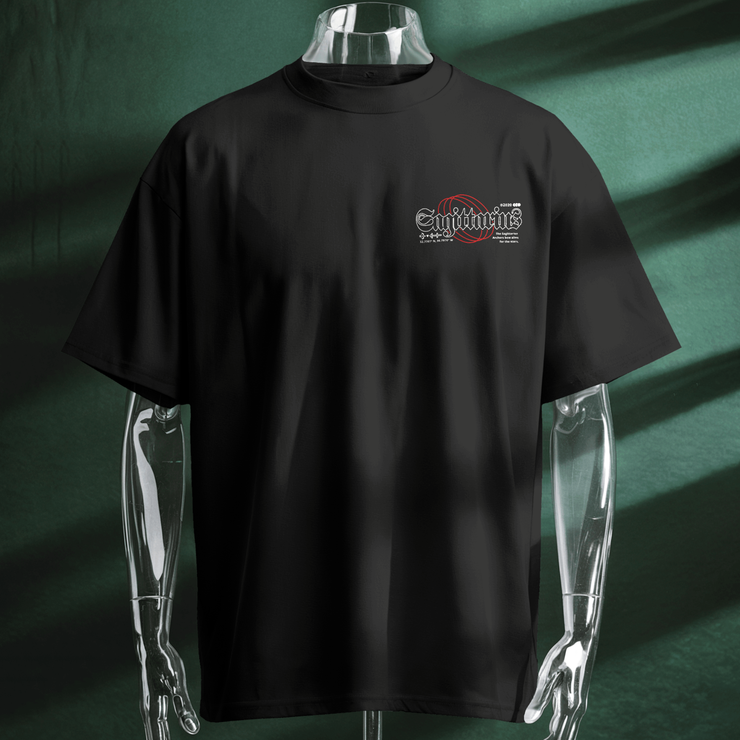 Arrow of Sagittarius - Oversize Deep Drop Shoulder Tee