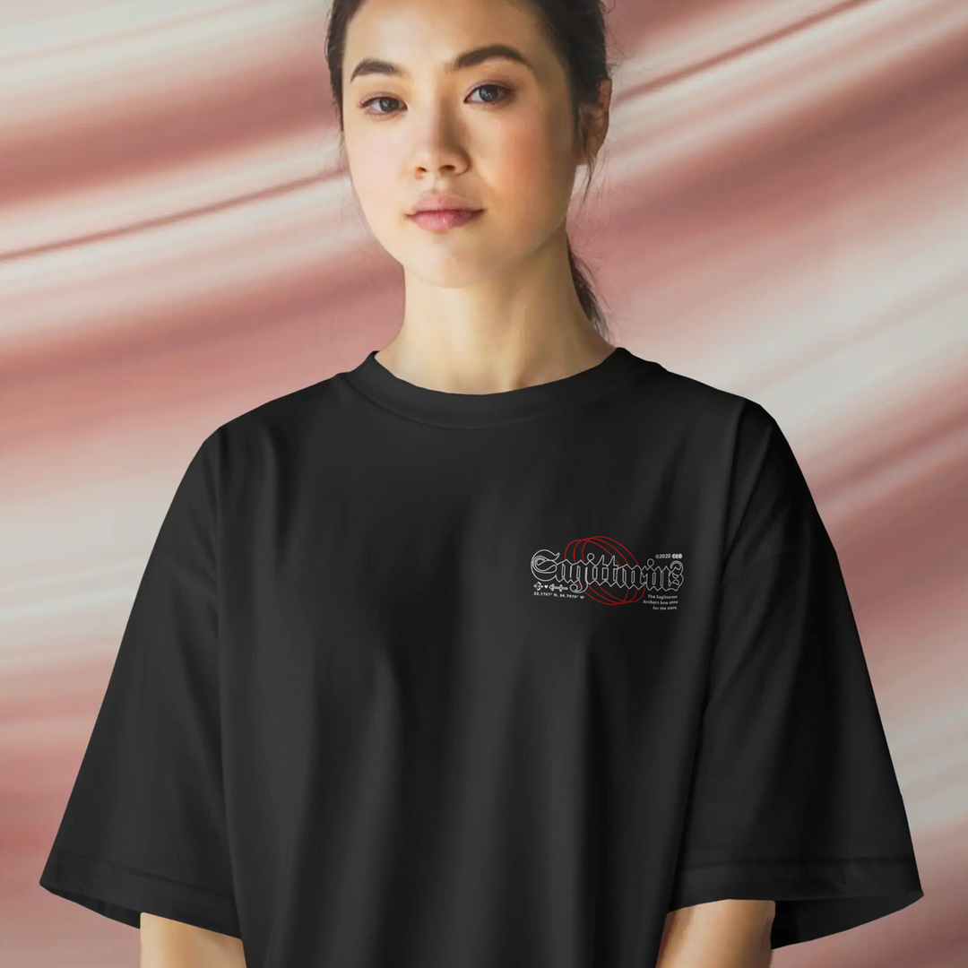 Arrow of Sagittarius - Oversize Deep Drop Shoulder Tee