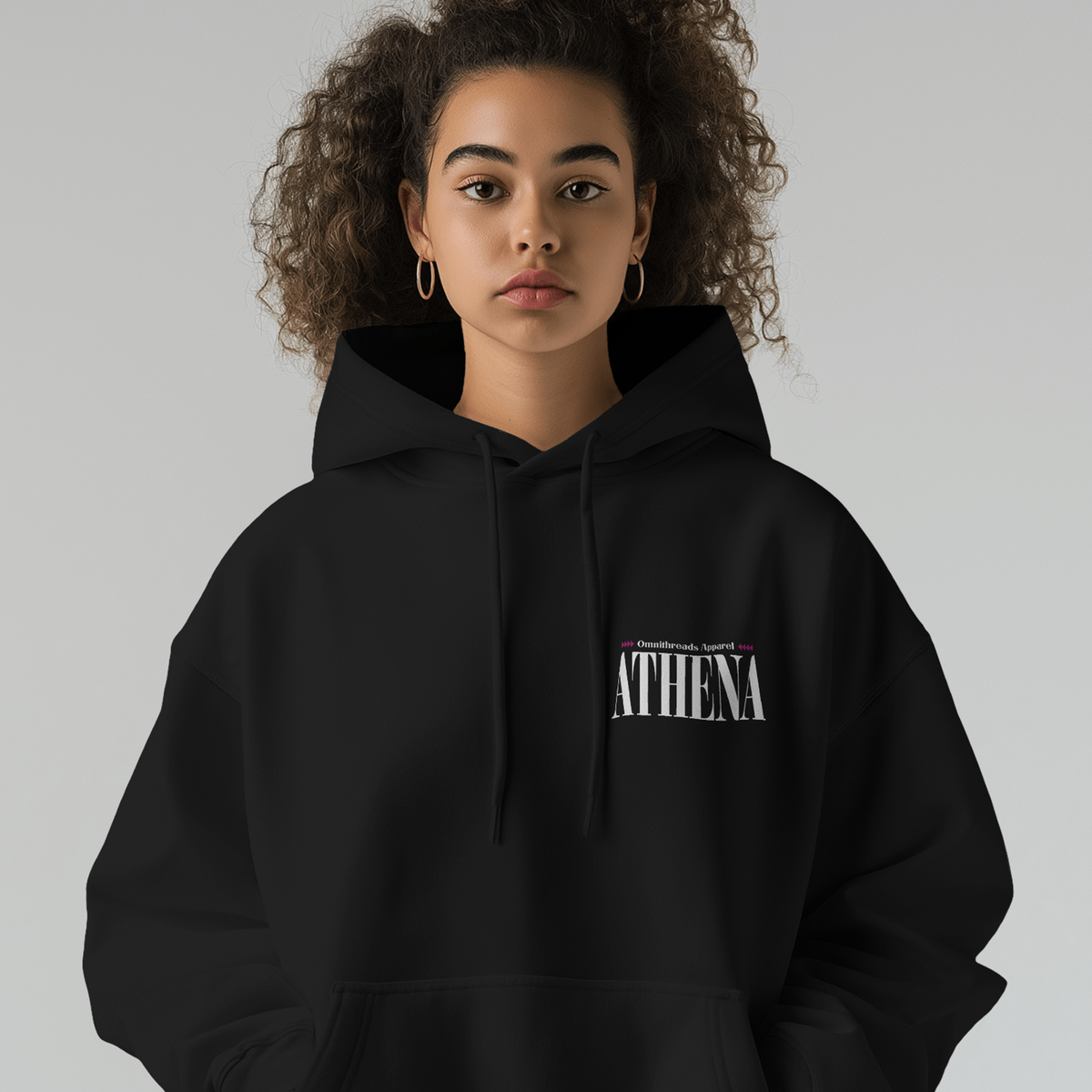 Athena the Guardian of Wisdom - Oversized Hoodie — product image 3