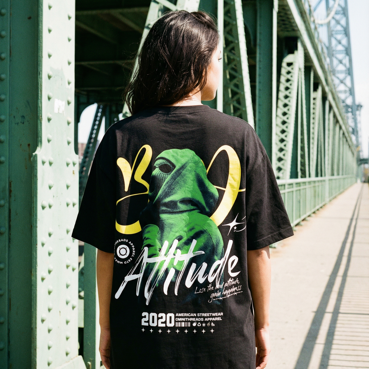 Bad Attitude - Oversized Drop Shoulder Tee — product image 6