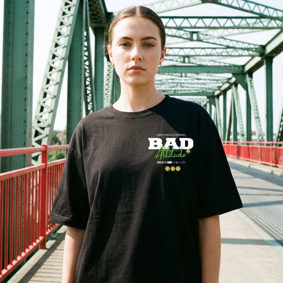 Bad Attitude - Oversized Drop Shoulder Tee — product image 4