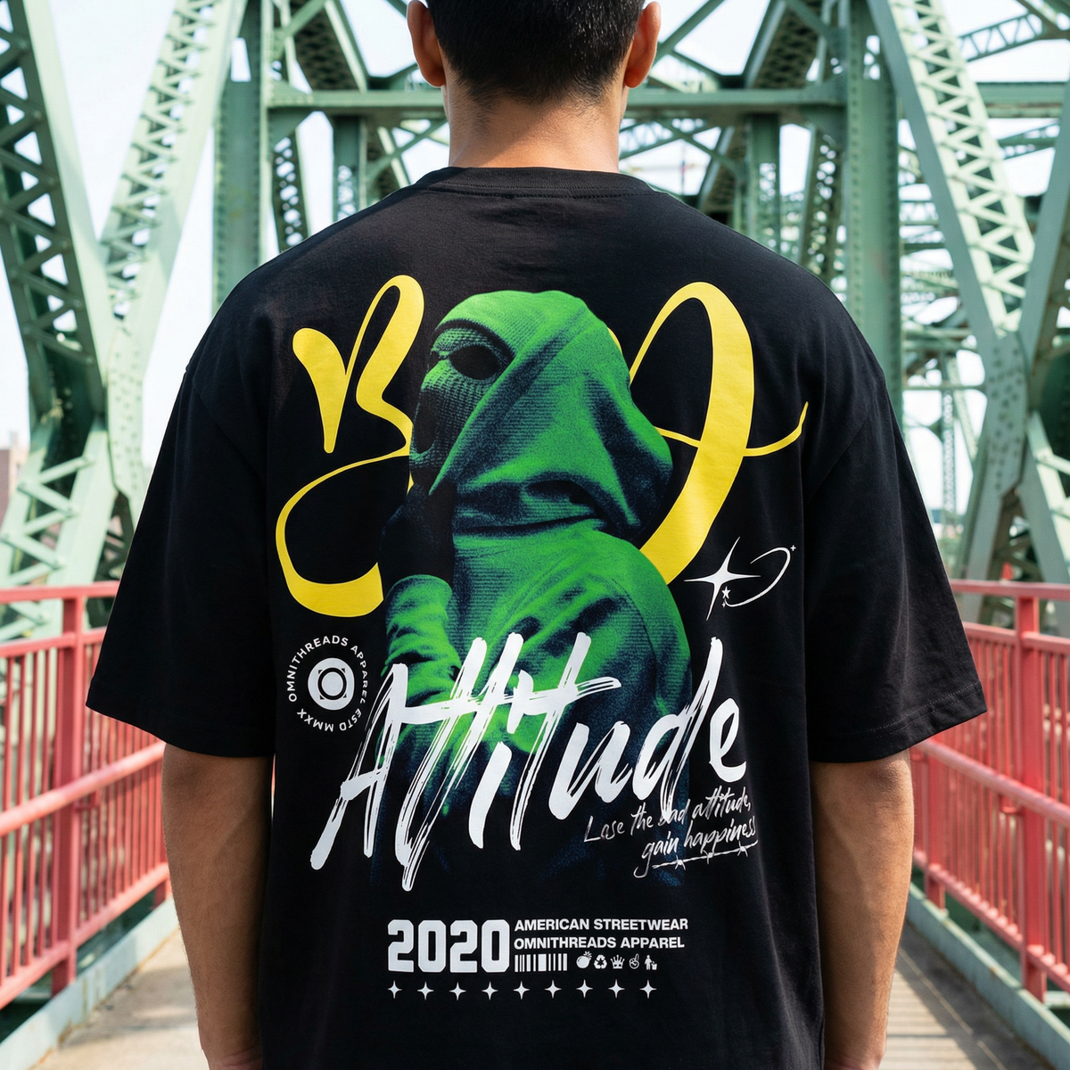 Bad Attitude - Oversized Drop Shoulder Tee — product image 5