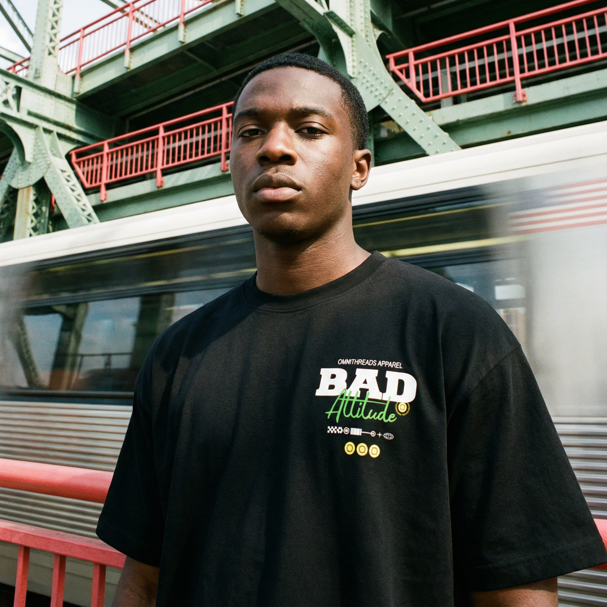 Bad Attitude - Oversized Drop Shoulder Tee — product image 3