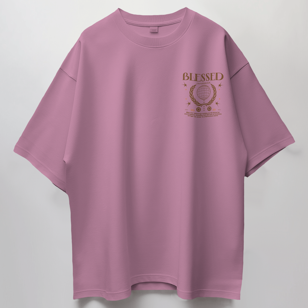 Timeless Blessings - Oversize Deep Drop Shoulder Tee