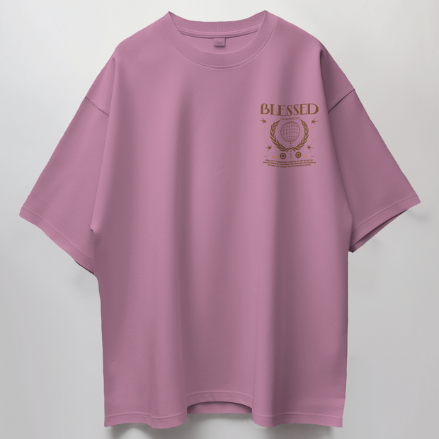 Timeless Blessings - Oversize Deep Drop Shoulder Tee