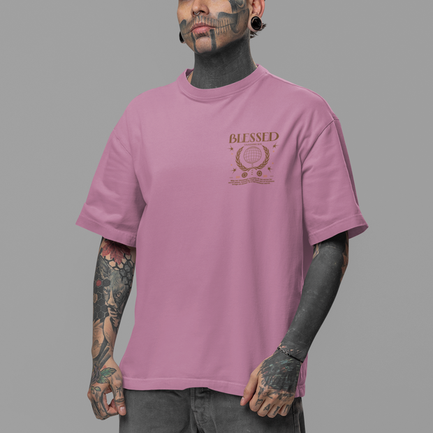 Timeless Blessings - Oversize Deep Drop Shoulder Tee