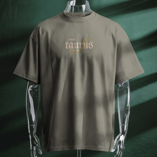 Bullish Taurus - Oversize Deep Drop Shoulder Tee