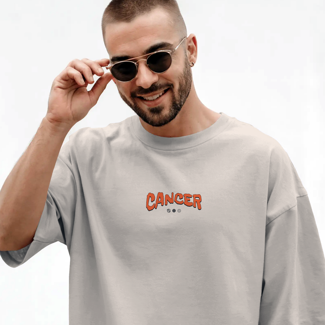 Chief Cancer - Oversize Deep Drop Shoulder Tee