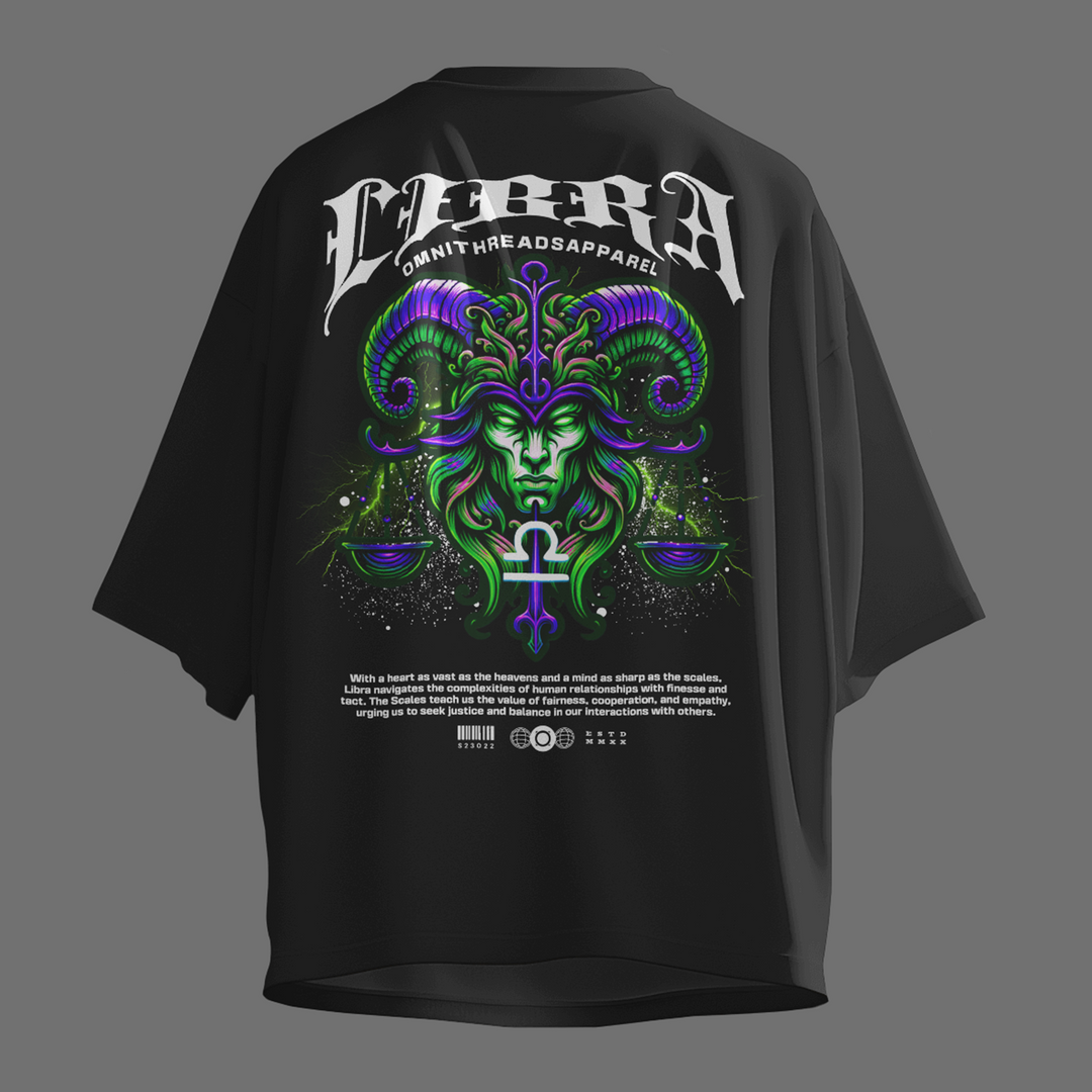 Libra Paradox - Oversize Deep Drop Shoulder Tee