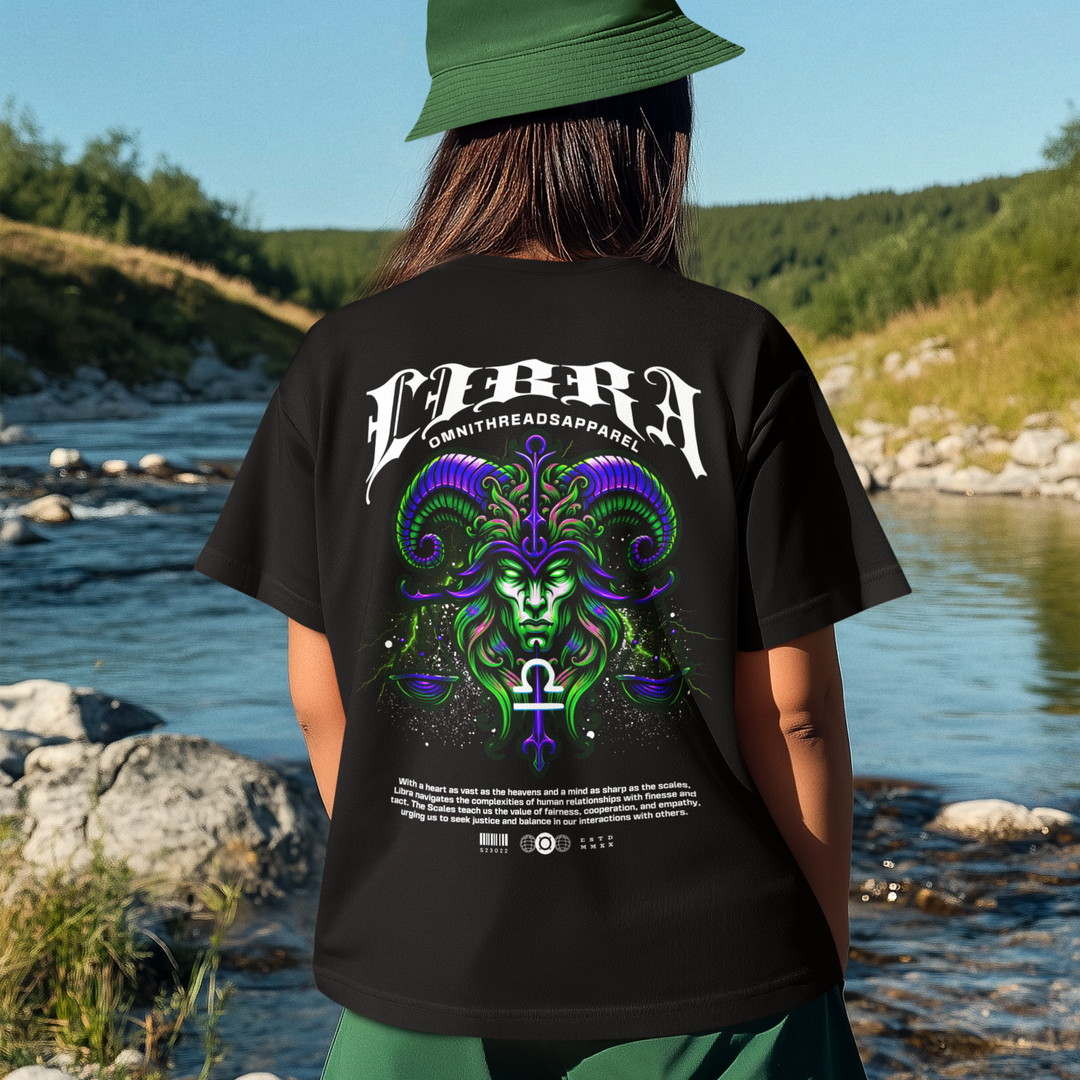 Libra Paradox - Oversize Deep Drop Shoulder Tee