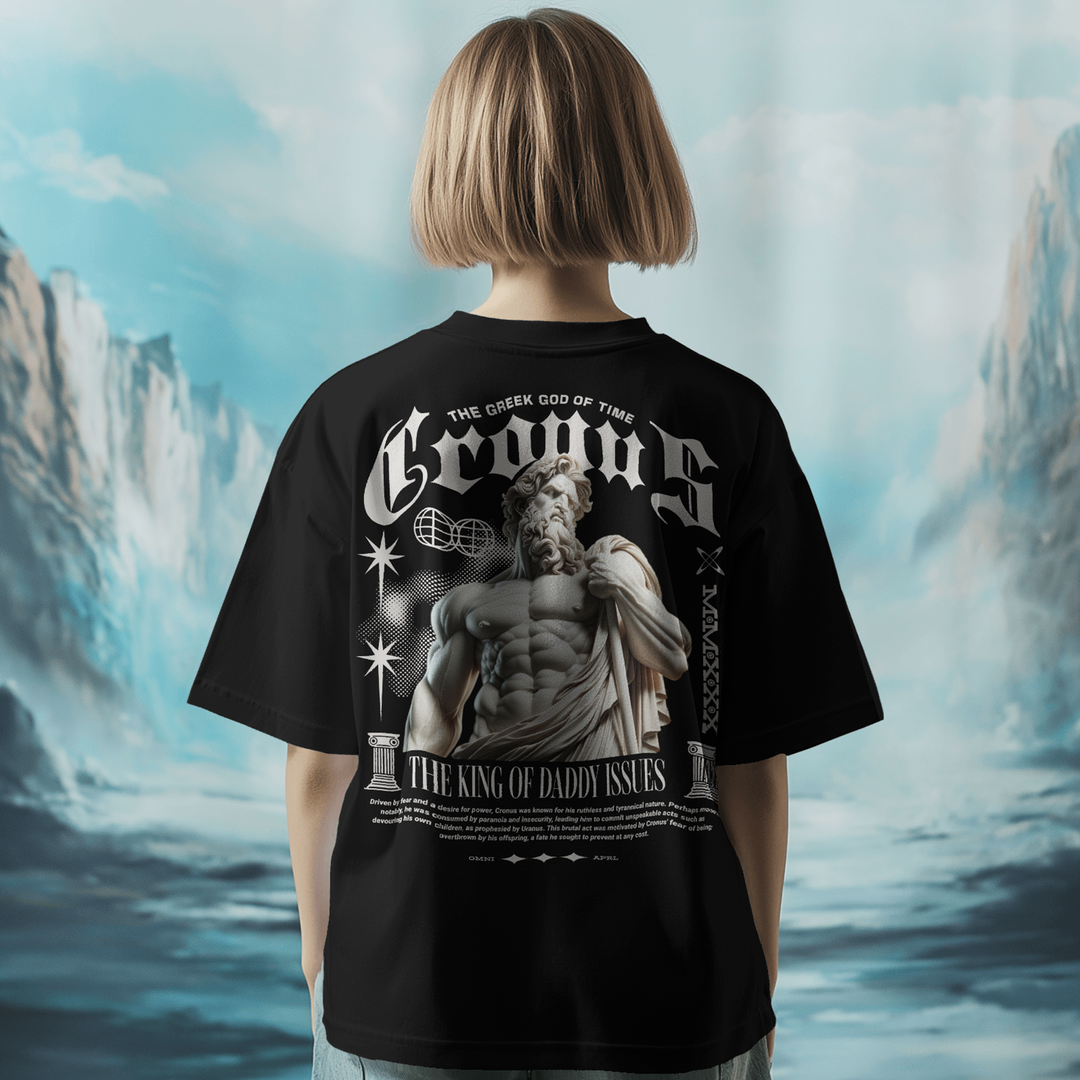 Saturns Cronus Complex - Oversize Deep Drop Shoulder Tee