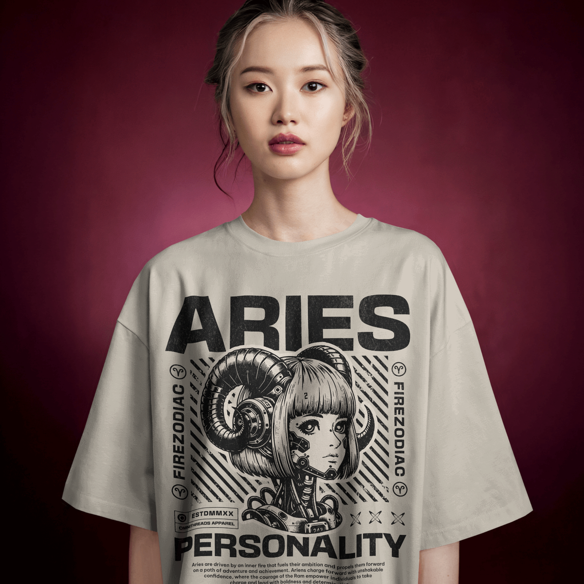 Aries Deus Ex Machina - Oversized Drop Shoulder Tee — product image 1