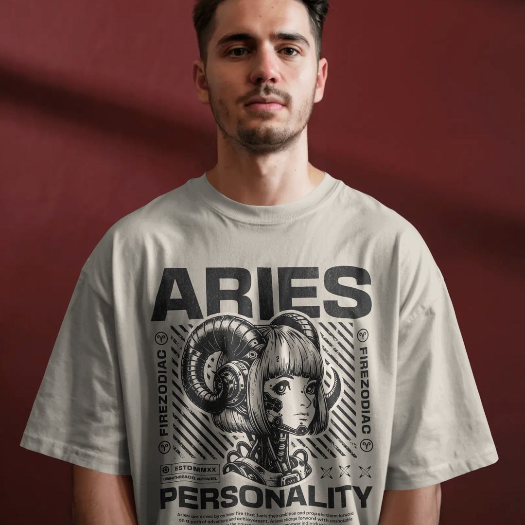 Aries Deus Ex Machina - Oversize Deep Drop Shoulder Tee
