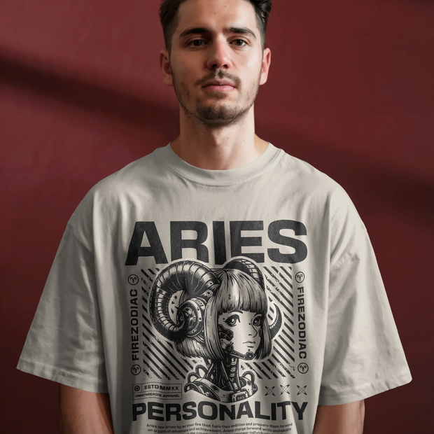 Aries Deus Ex Machina - Oversize Deep Drop Shoulder Tee