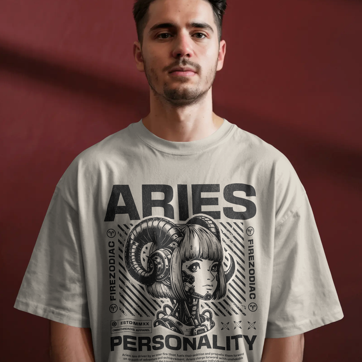 Aries Deus Ex Machina - Oversize Deep Drop Shoulder Tee