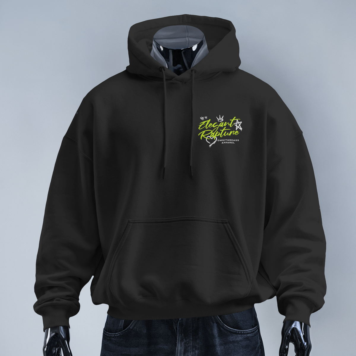 Elegant Rapture - Oversized Hoodie — product image 2