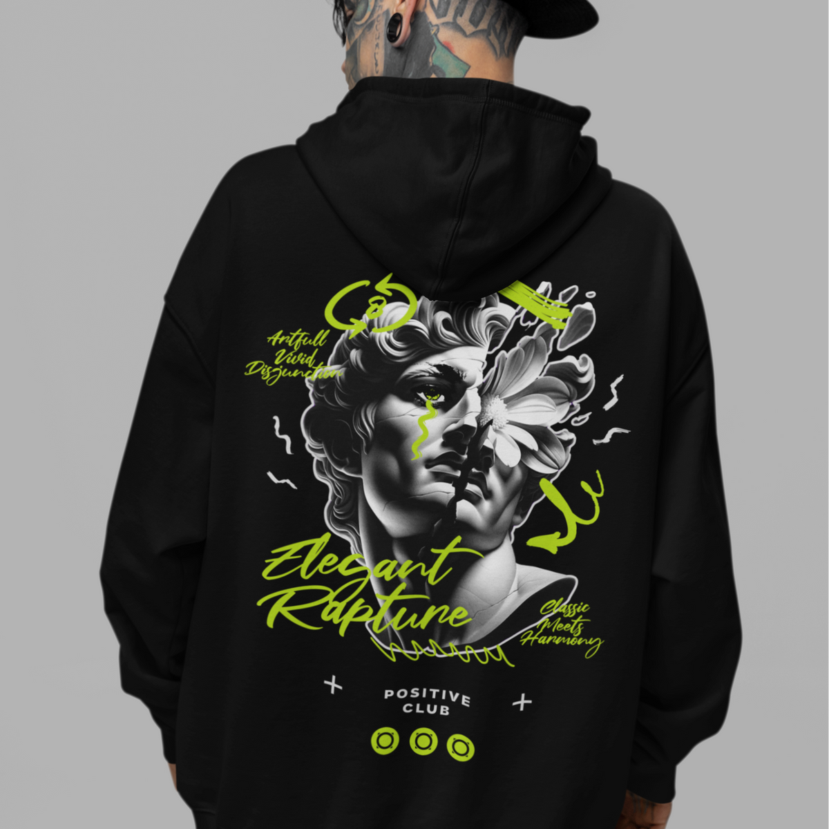 Elegant Rapture - Oversized Hoodie — product image 5