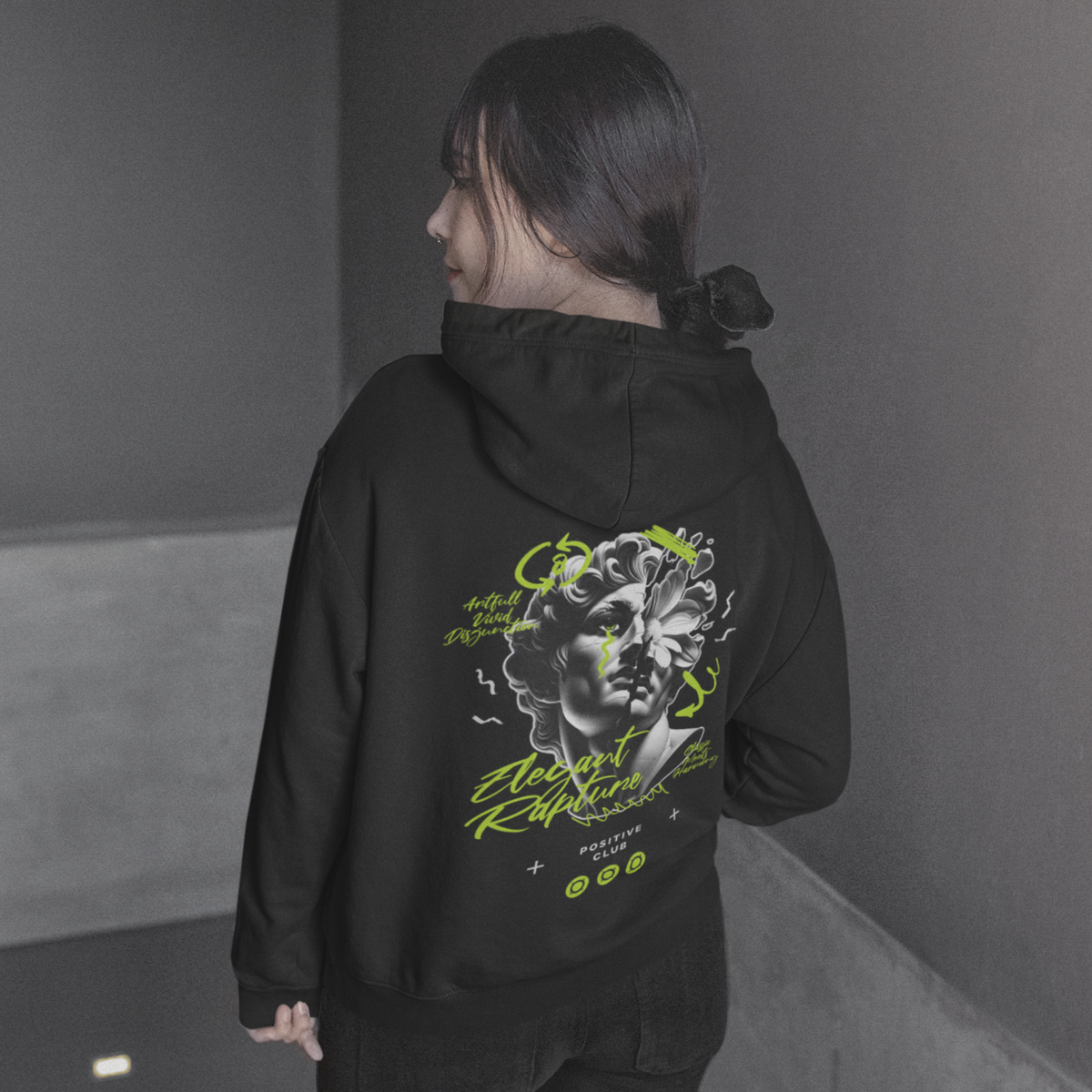 Elegant Rapture - Oversized Hoodie — product image 6
