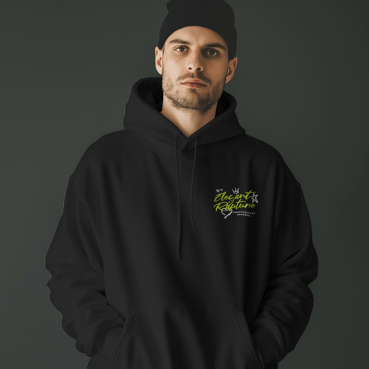 Elegant Rapture - Oversized Hoodie — product image 4