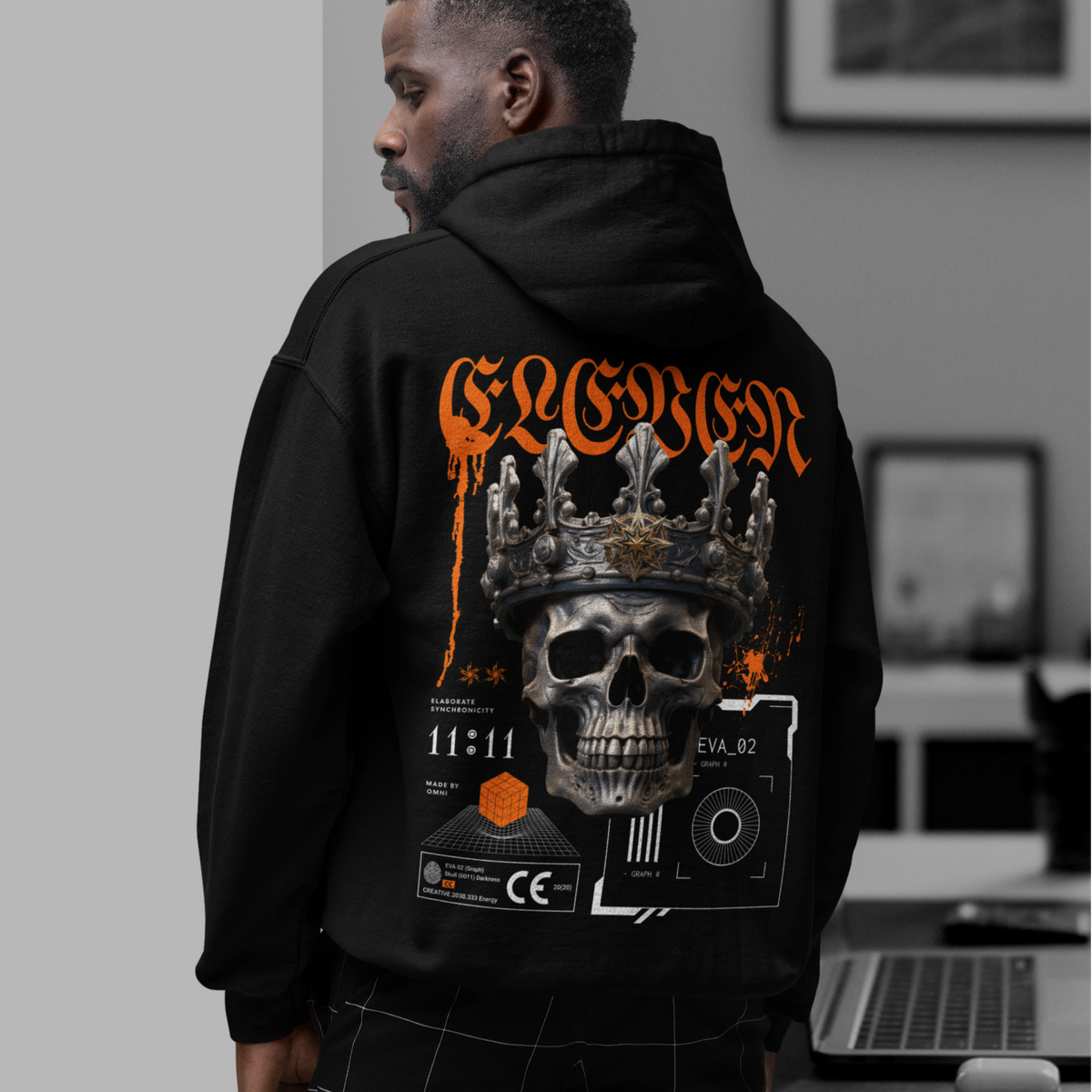 Eleven Eleven Synchronicity 1111 - Oversized Hoodie — product image 7