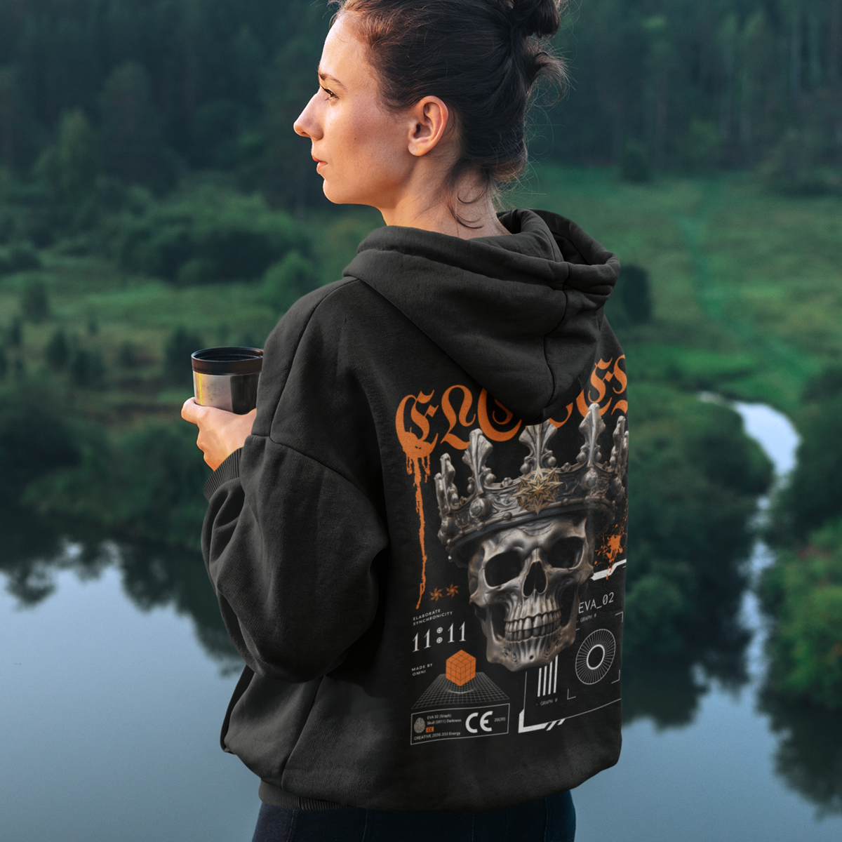 Eleven Eleven Synchronicity 1111 - Oversized Hoodie — product image 6