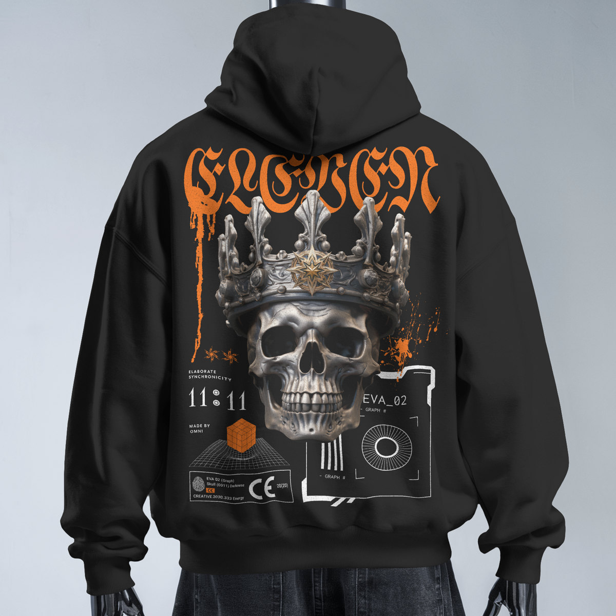Eleven Eleven Synchronicity 1111 - Oversized Hoodie — product image 1